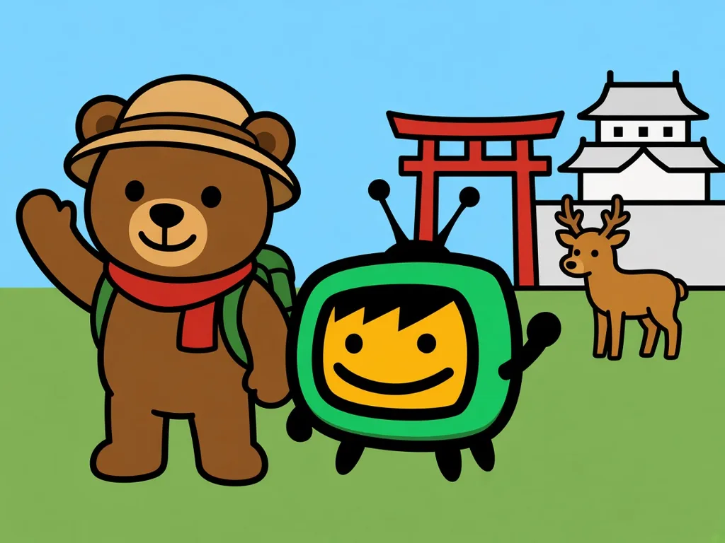 Illustration for the Osaka and Kyoto, Japan episode